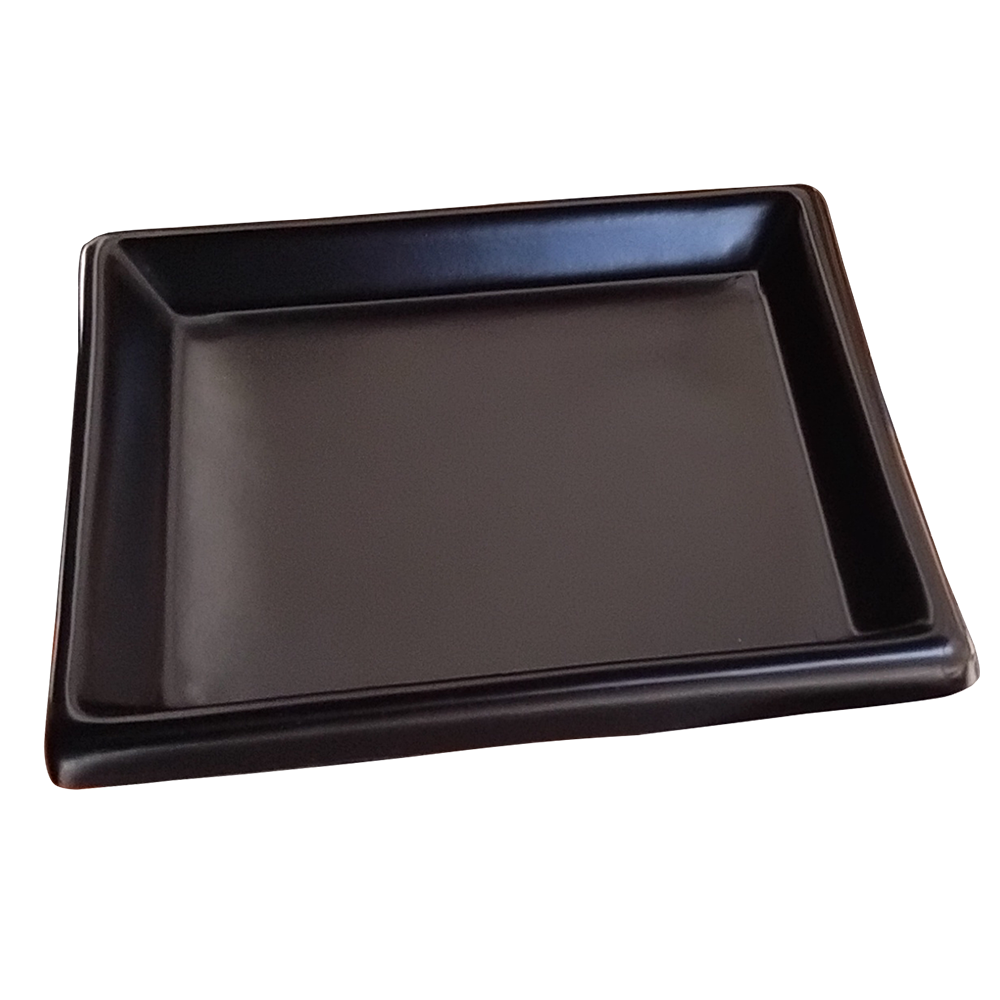 Plato Base para macetas de Fibra de vidrio Modelo Cuadrado 20cm 