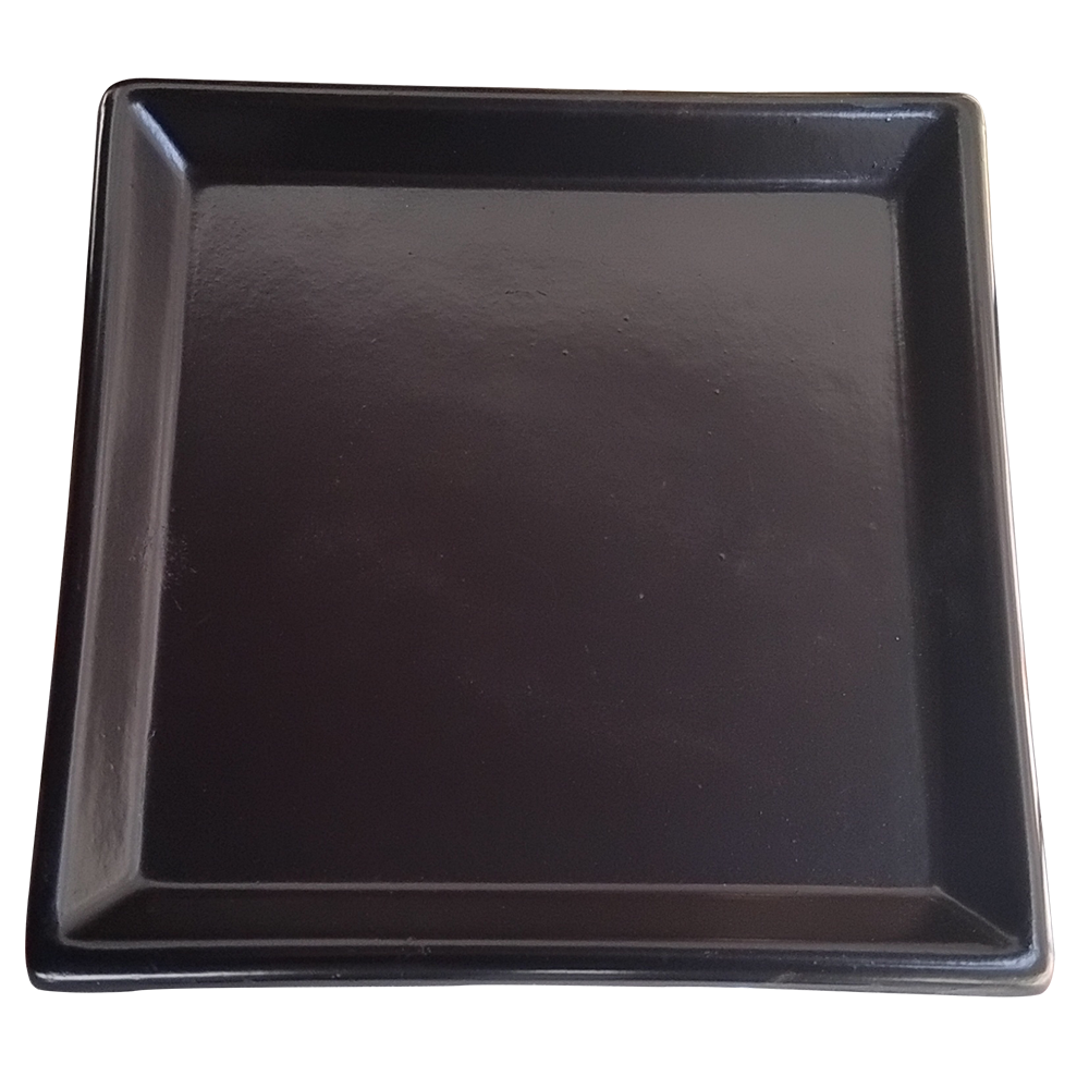 Plato Base para macetas de Fibra de vidrio Modelo Cuadrado 32cm 