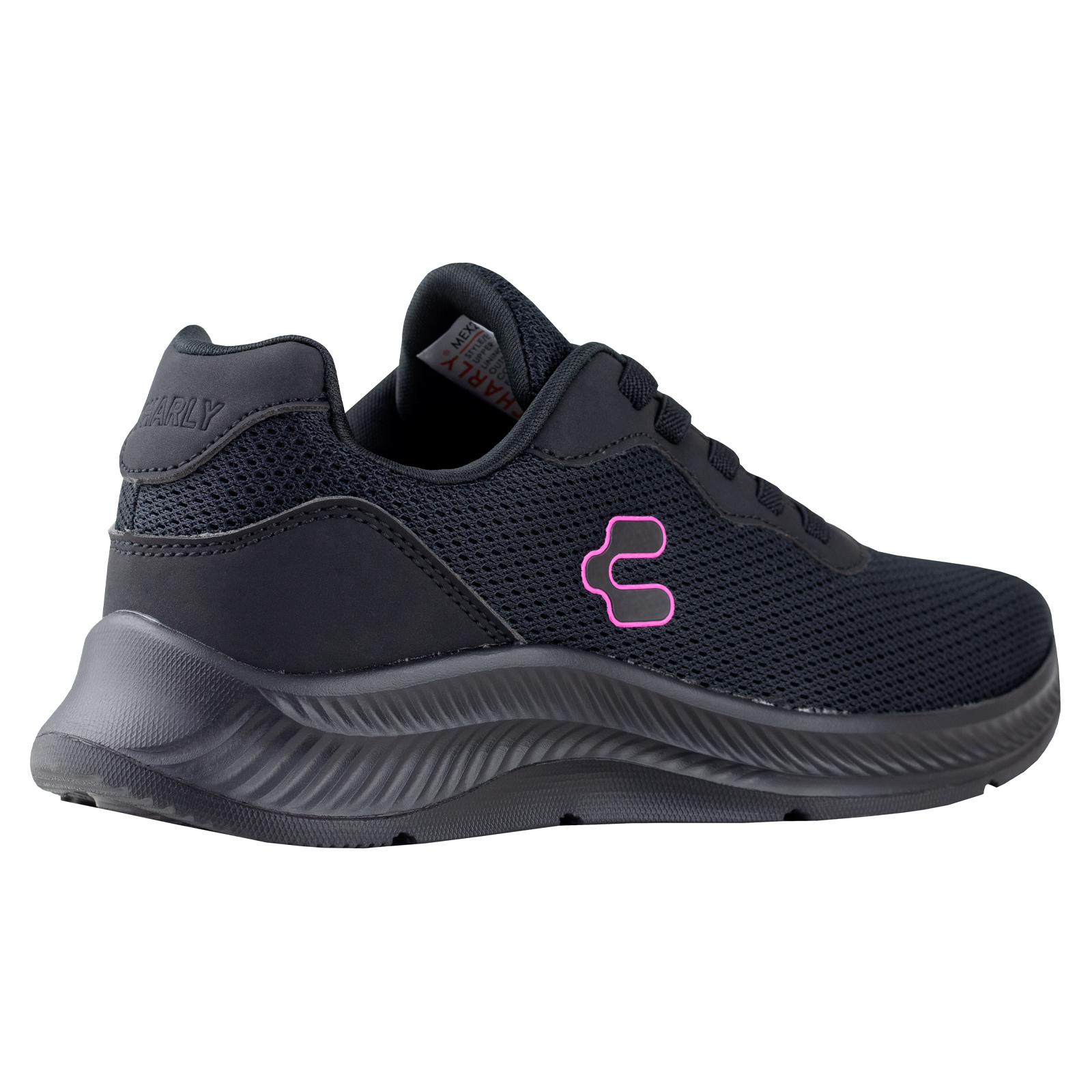 Tenis Charly Dama Running Negro 1059229 Suela Eva Originales