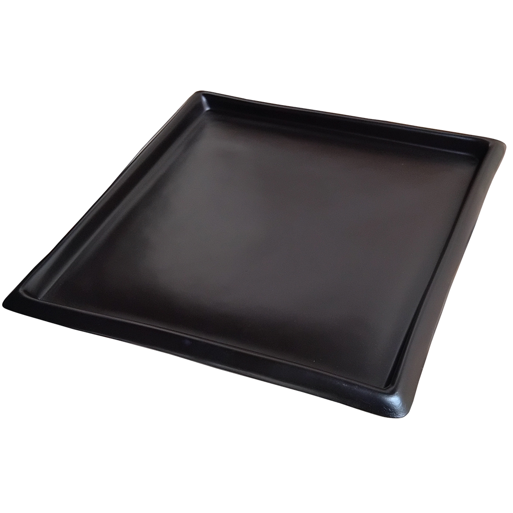 Plato Base para macetas de Fibra de vidrio Modelo Cuadrado 39cm 