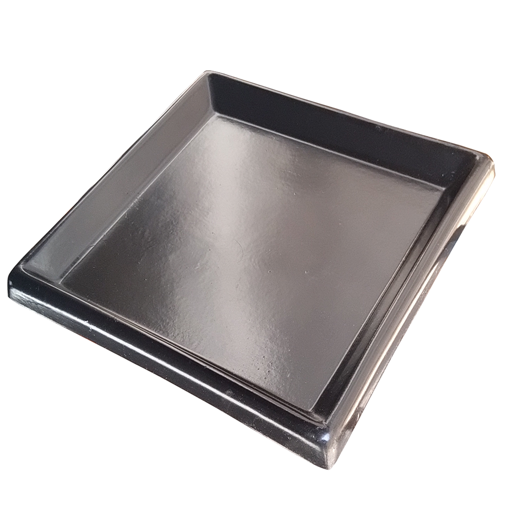 Plato Base para macetas de Fibra de vidrio Modelo Cuadrado 52cm 