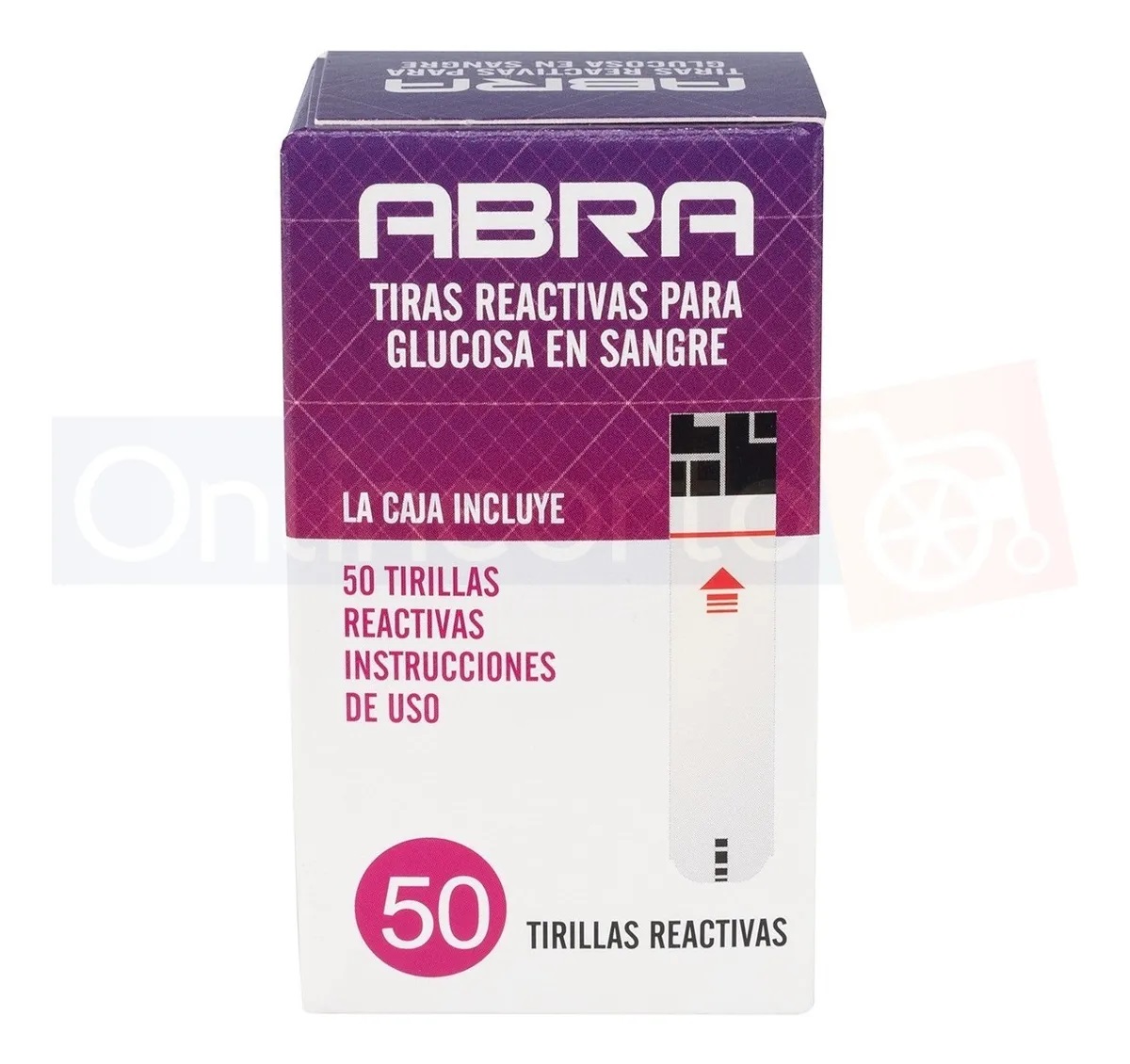 Tiras Reactivas De Glucosa Para Glucómetro Caja Con 50 Pzas