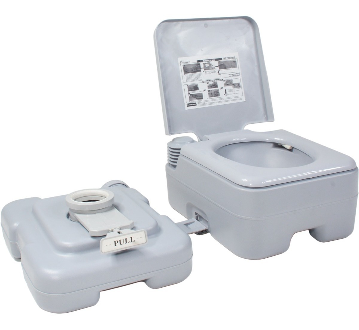 Baño Portatil Inodoro Sanitario Escusado WC 20 Litros