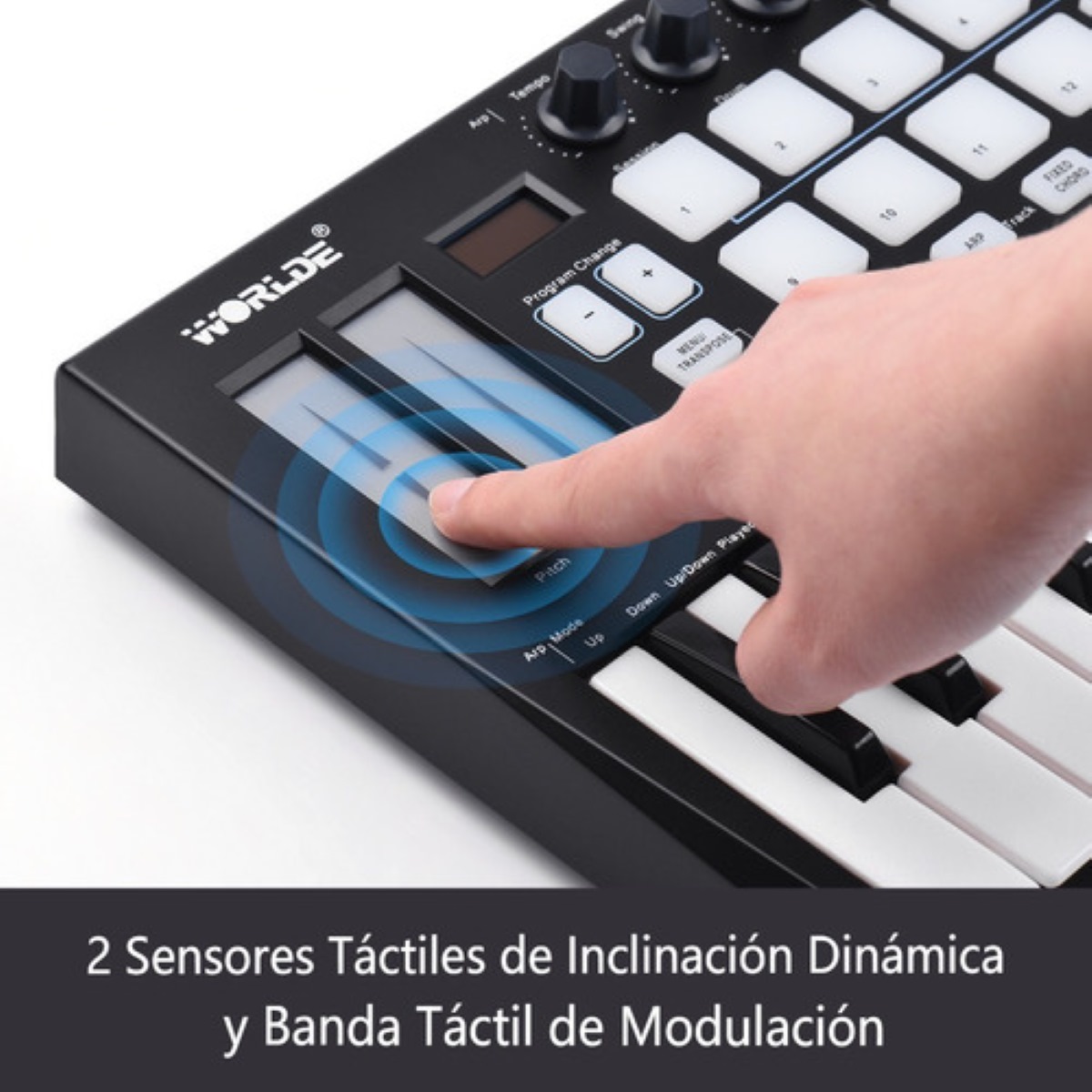 Teclado 25 Teclas Controlador Portátil Con Usb