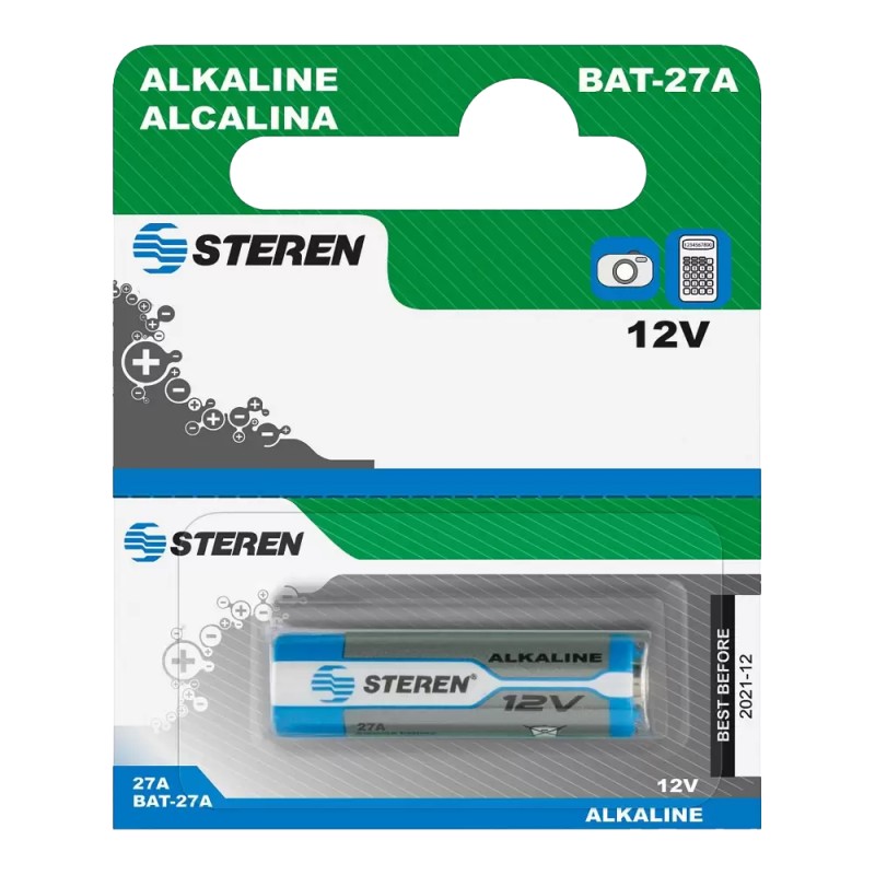 Bateria Alcalina De 12V Tipo Cilindro 27 5pzas