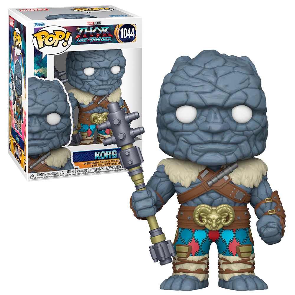 Funko Pop Korg #1044 Thor Love And Thunder Marvel Figura Original