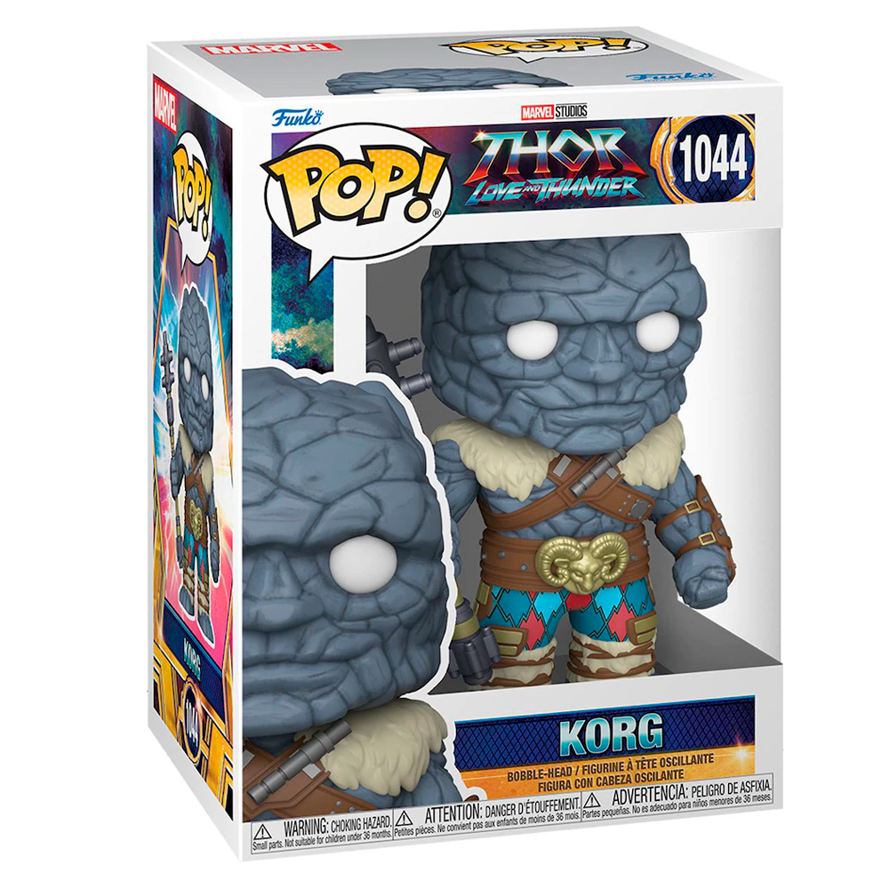 Funko Pop Korg #1044 Thor Love And Thunder Marvel Figura Original