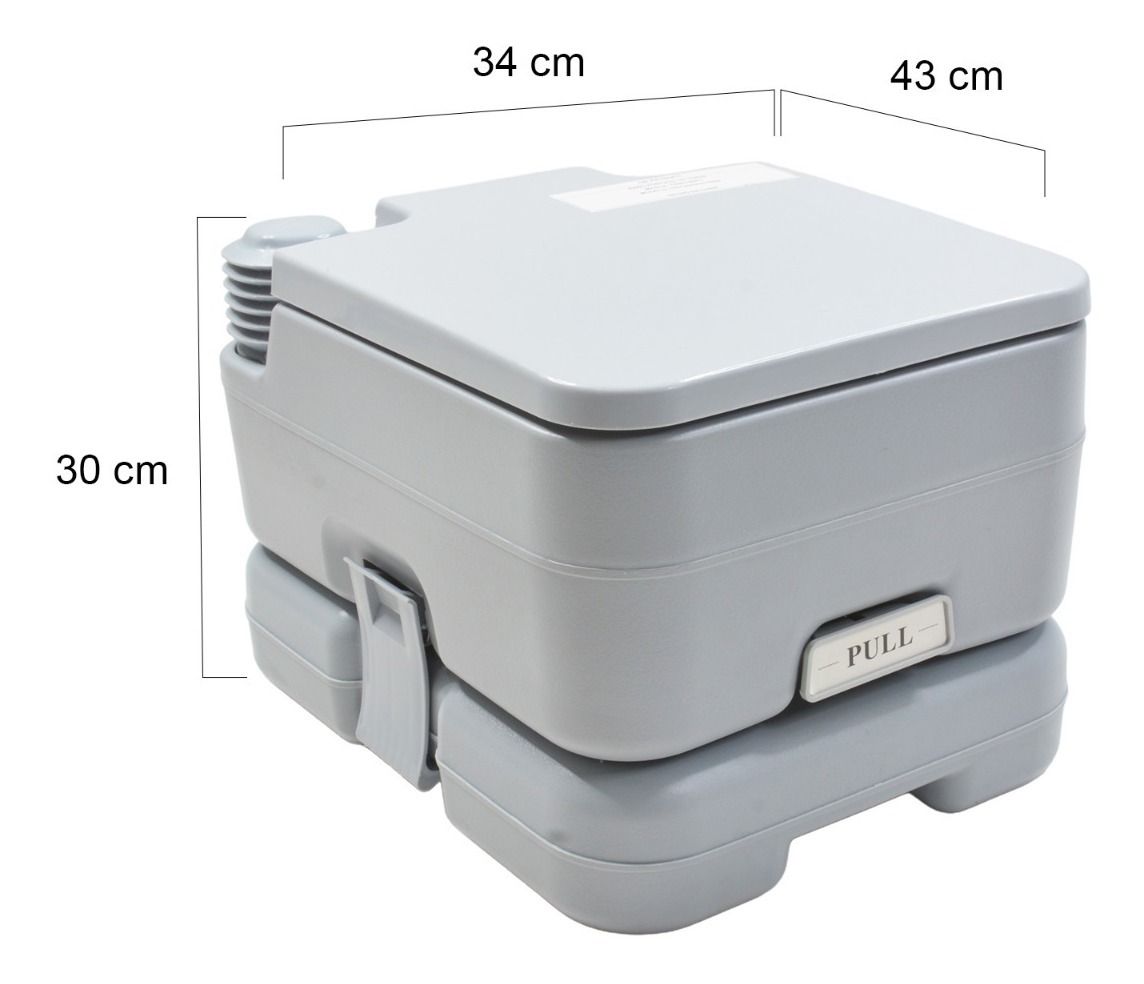 Baño Portatil Inodoro Sanitario Escusado WC 10 Litros