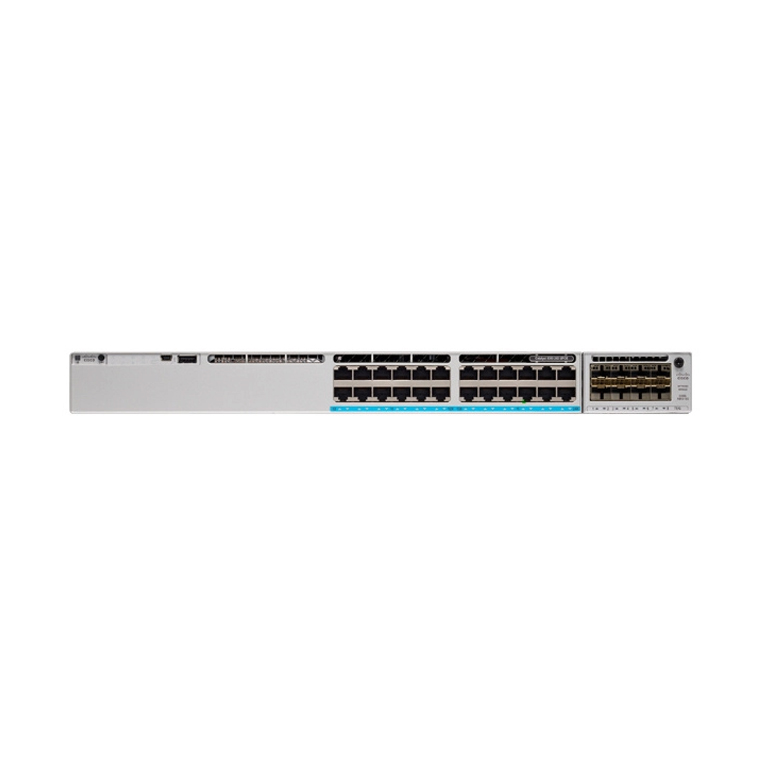 Switch Cisco Gigabit Ethernet Catalyst 9300L, 24 Puertos 10-100-1000Mbps  4 Puertos SFP, 128 Gbits, 32.000 Entradas - Gestionado