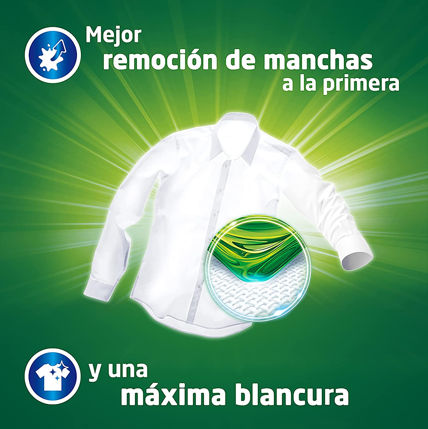 Detergente Líquido Persil Gel Universal Acción Profunda Plus, Remoción de Manchas Incrustadas 6.64 Litros