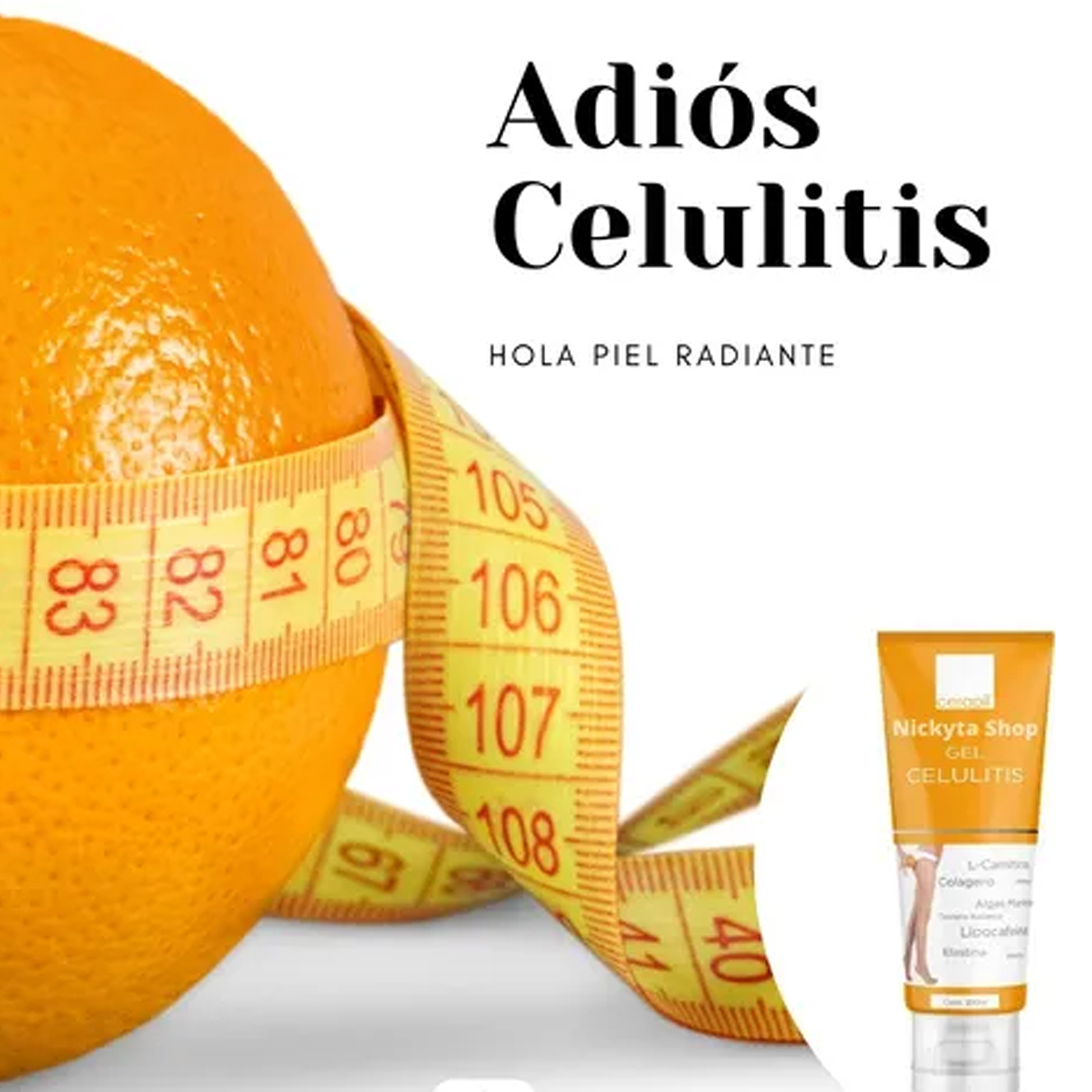 Gel Anti-celulitis Reafirmante Cerapil con Colágeno y Elastina
