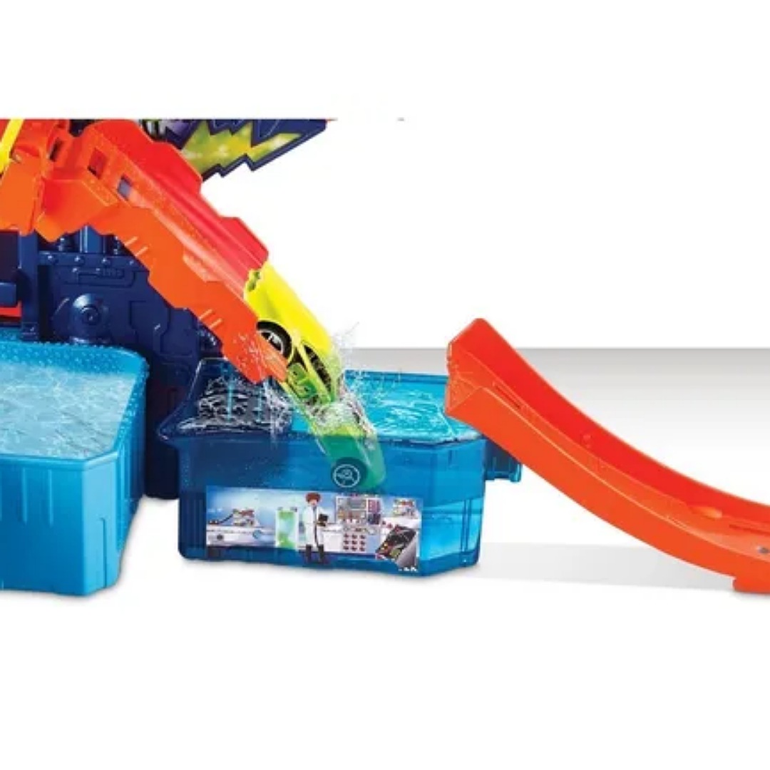 Pista De Juguete Hot Wheels Shifters Laboratorio Científico