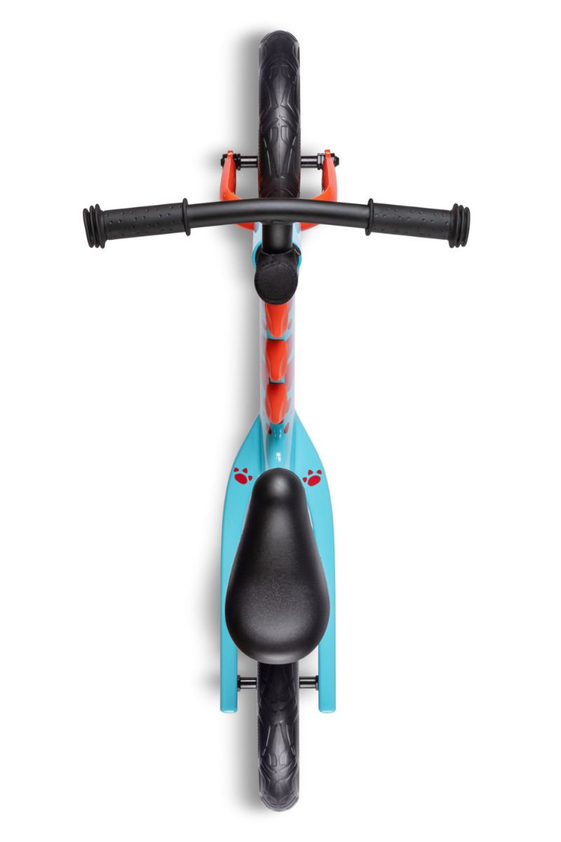 Bicicleta Balance Micro sin pedales Balance Bike Dino Azul.