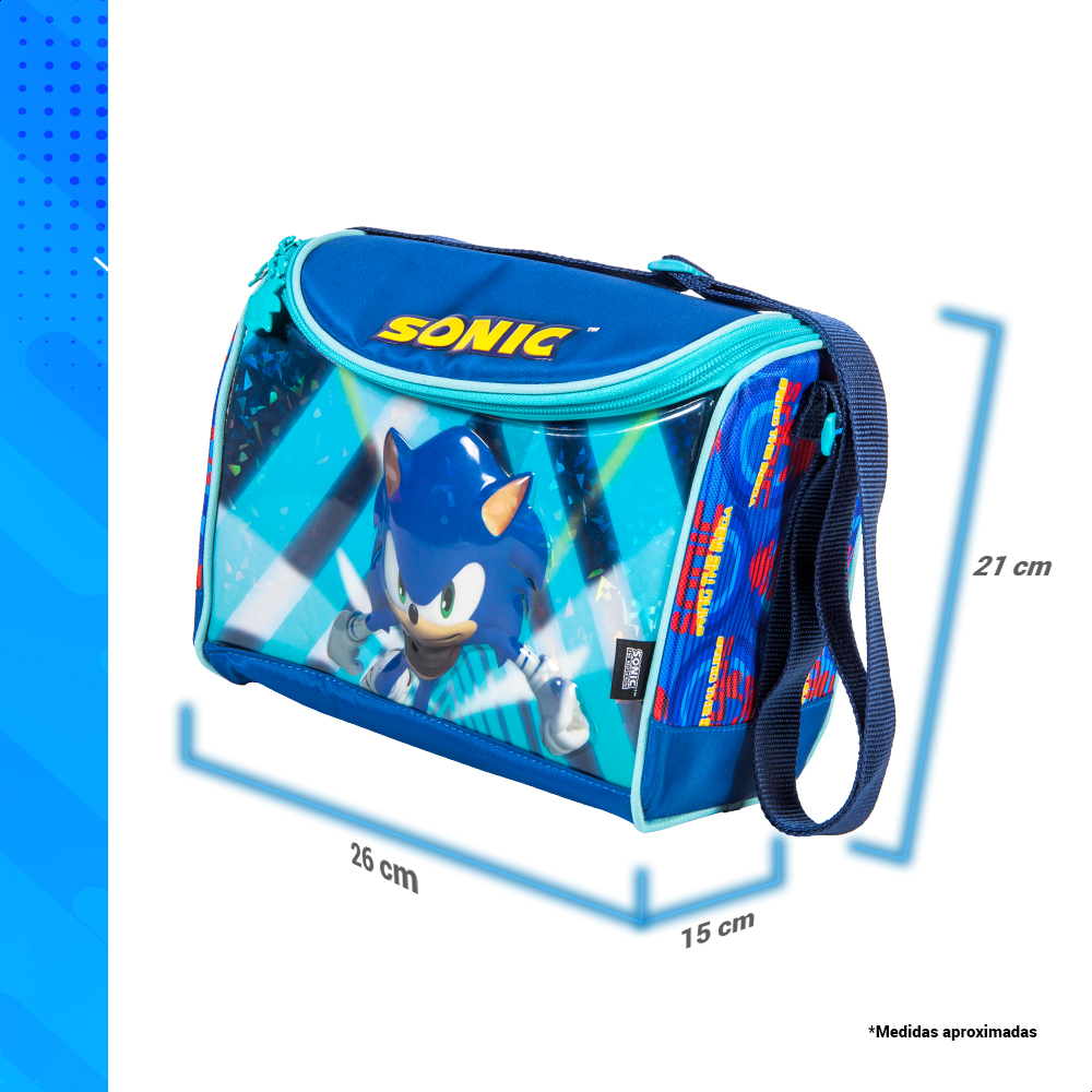 Kit Escolar Sonic 3 En 1 Edición Kinder Colección Run Away