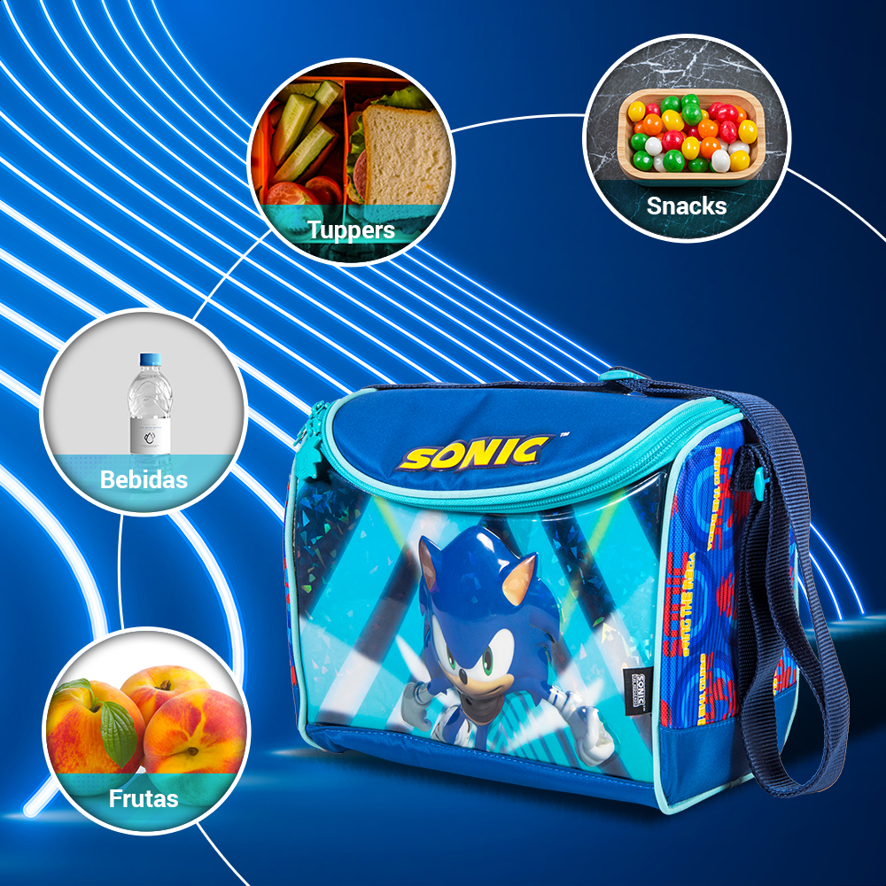 Kit Escolar Sonic 3 En 1 Edición Kinder Colección Run Away