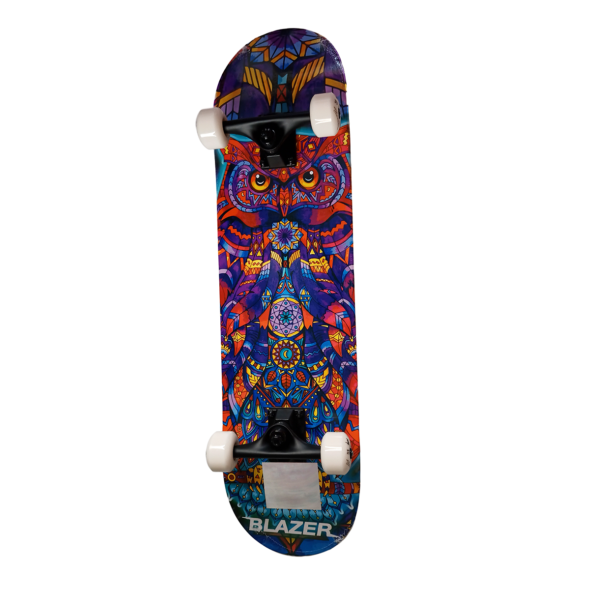 Patineta con diseño de Búho y Kit de Protecciones