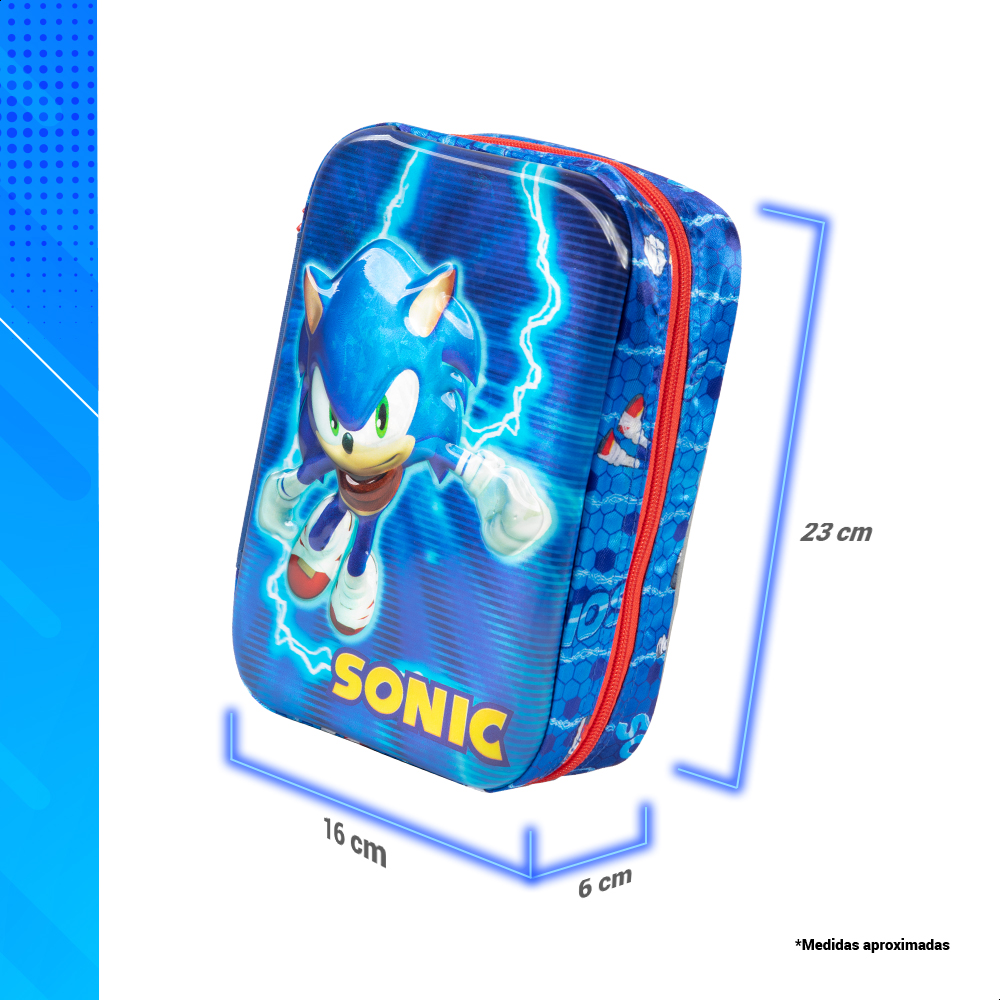 Kit Escolar Sonic 3 En 1 Edit Primaria Colección Speed Force