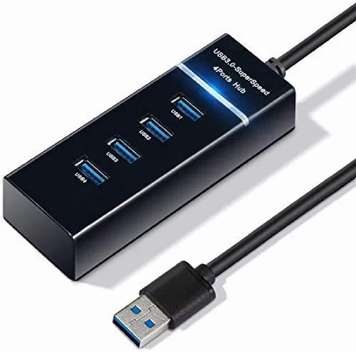 Hub Usb 3.0 4 Puertos Expansor Multi Para Laptop Pc 4 En 1