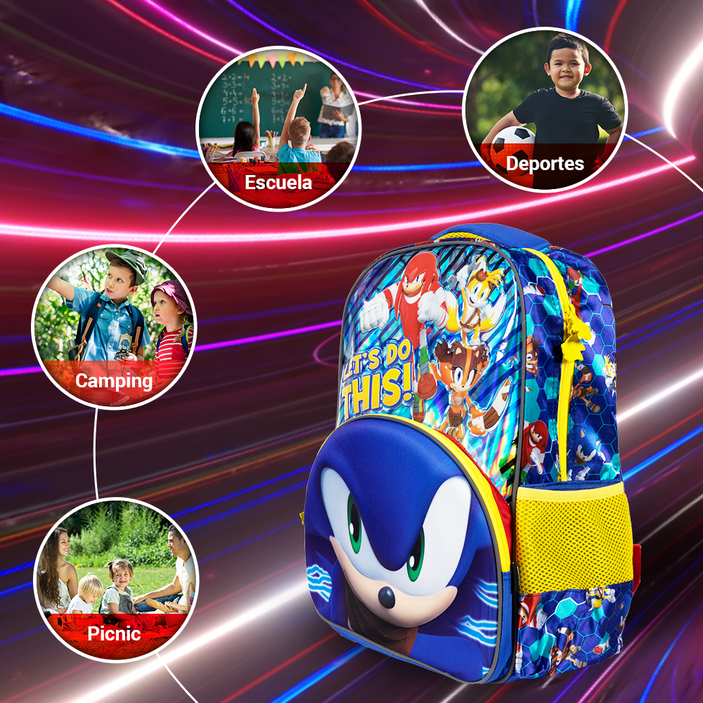 Kit Escolar Sonic 3 En 1 Primaria Colección Let's Do This
