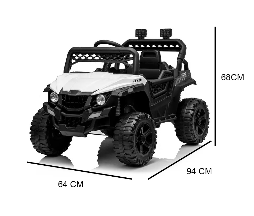 Montable Eléctrico Razer Sport 4x4 Blanco