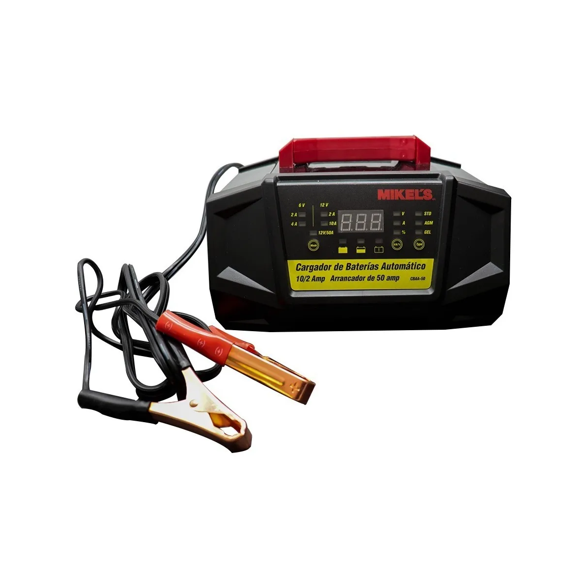 Cargador Baterías Automático Cn Arrancador Mikels 12v 50amp