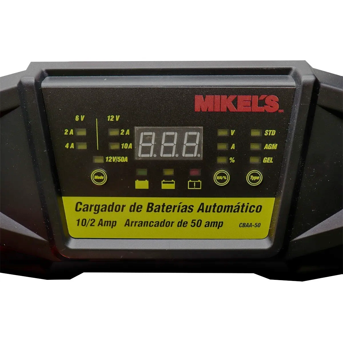 Cargador Baterías Automático Cn Arrancador Mikels 12v 50amp