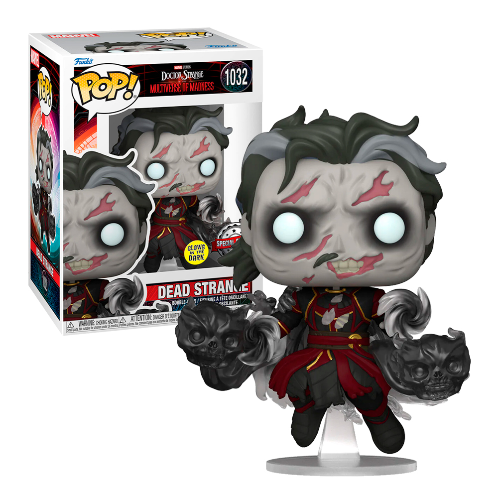 Funko Pop Doctor Strange Zombie #1032 Multiverso De Locura Figura Glow