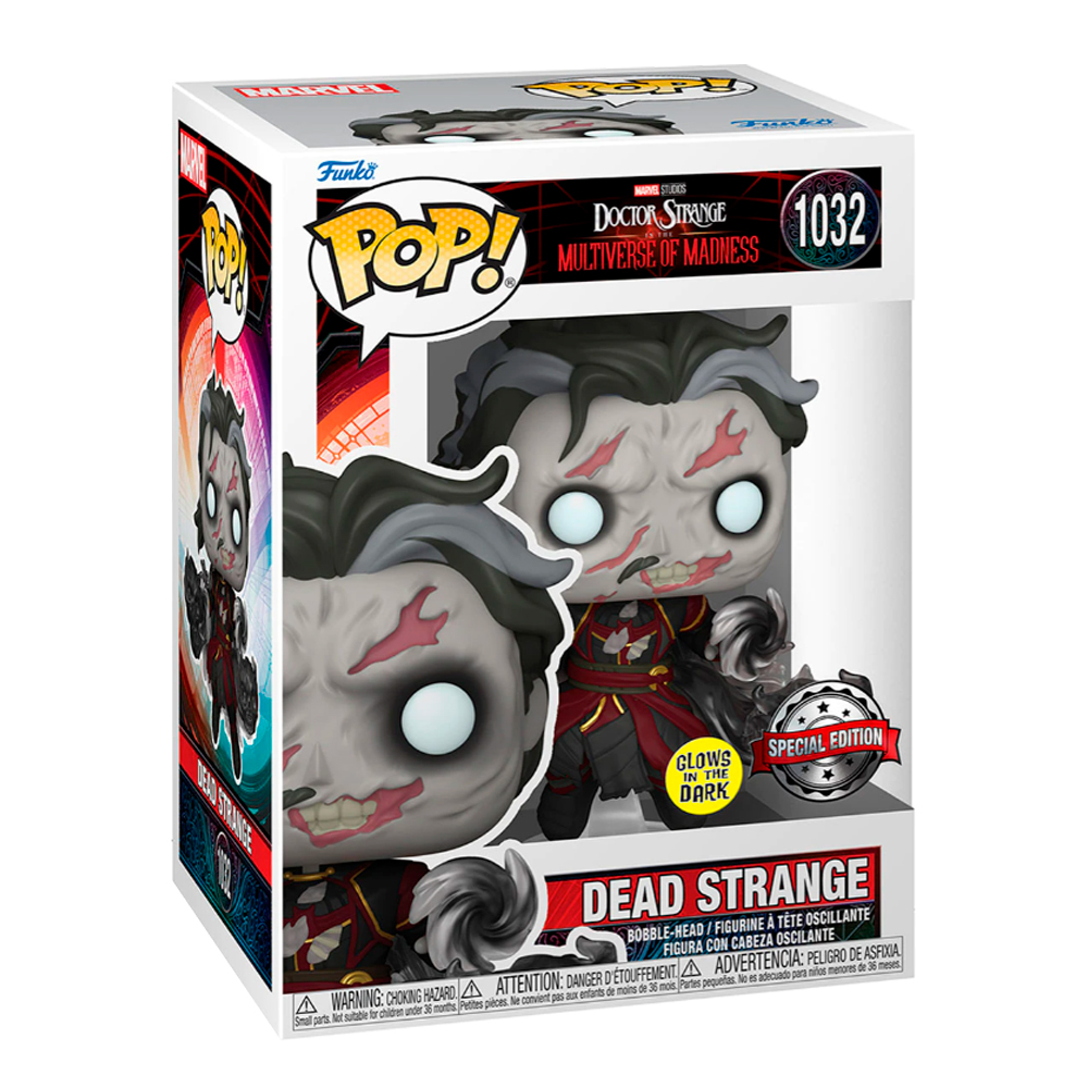 Funko Pop Doctor Strange Zombie #1032 Multiverso De Locura Figura Glow