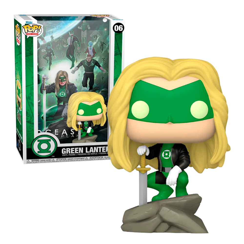 Funko Pop Linterna Verde #06 Black Canary Dceased Comic Cover Figura Original