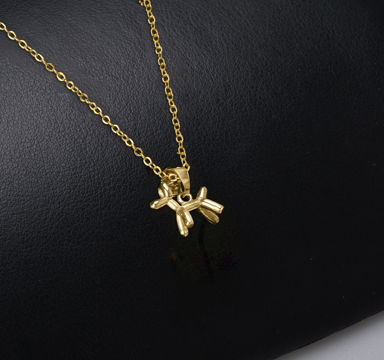 Dije Perro Perrito Globo Oro Sólido 10k Amor + Cadena Regalo