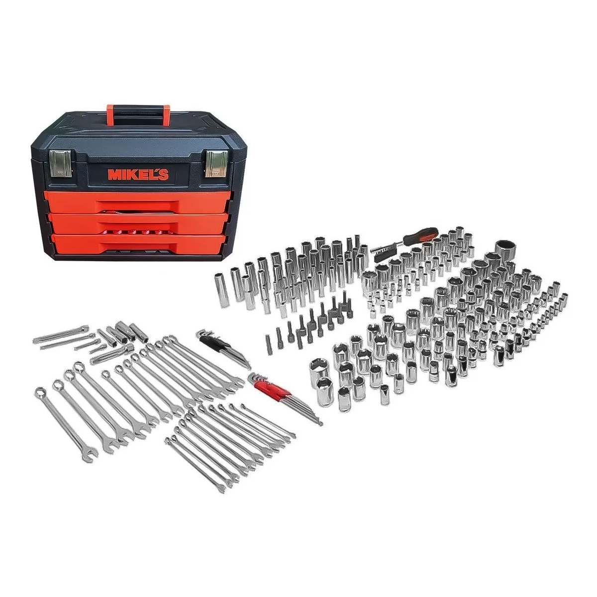 Juego De Herramientas Automotriz 239 Piezas Mikels + Caja