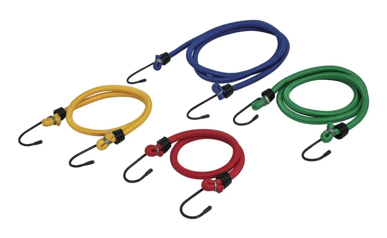 Tensores Elásticos Con Gancho, Set De 8 Piezas, Pretul 22021