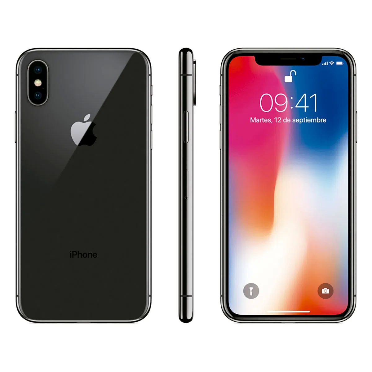 Celular iPhone X 64GB (Gris Espacial) Reacondicionado Grado A