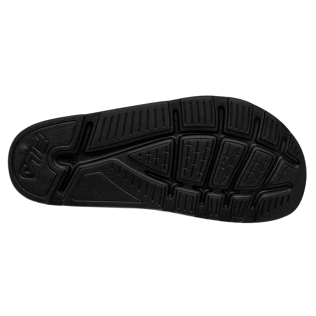 Sandalias Fila Sleek Slide Lt Negro Tallas De #25 A #29 Hombre.