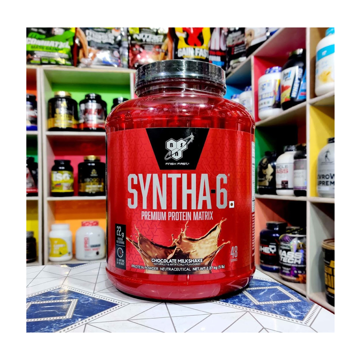 Proteina BSN Syntha-6 5 lbs 48 Serv. - Chocolate