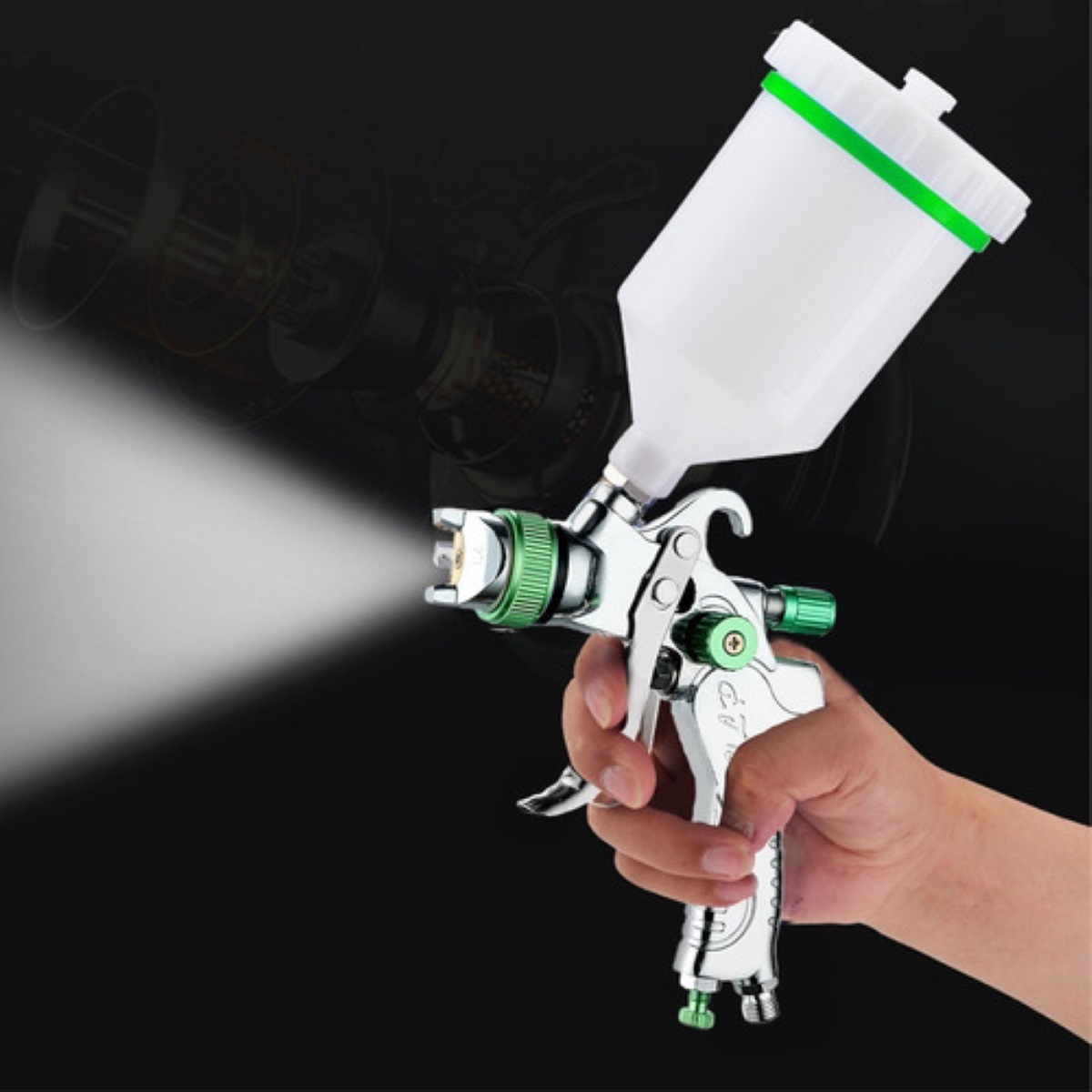 Pistola Pintar Con 2 Boquillas Extras 1.4 2.0