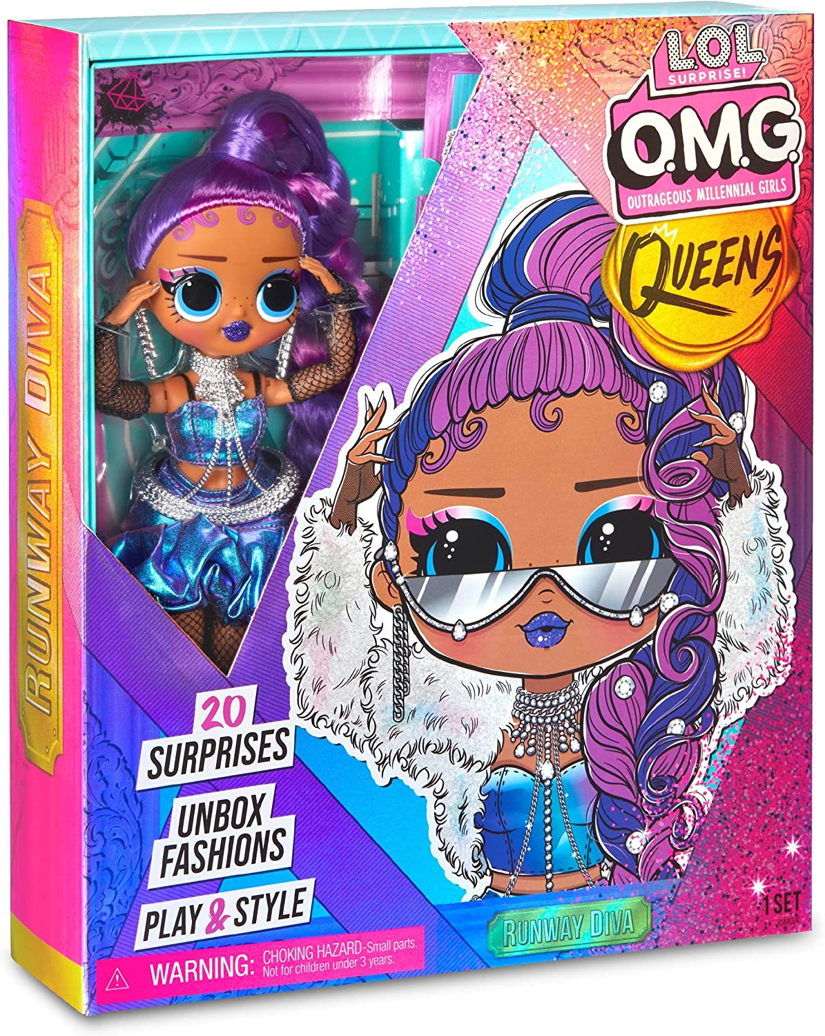 Lol Surprise O.m.g. Queens Runway Diva 20 Sorpresas