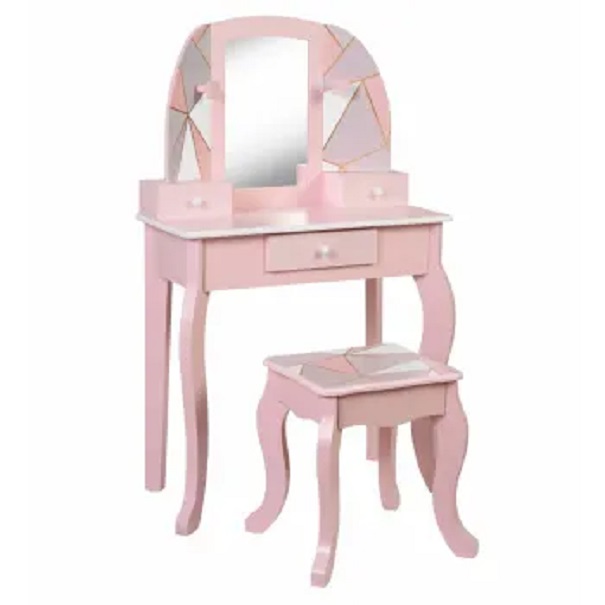 Tocador Infantil Rosa