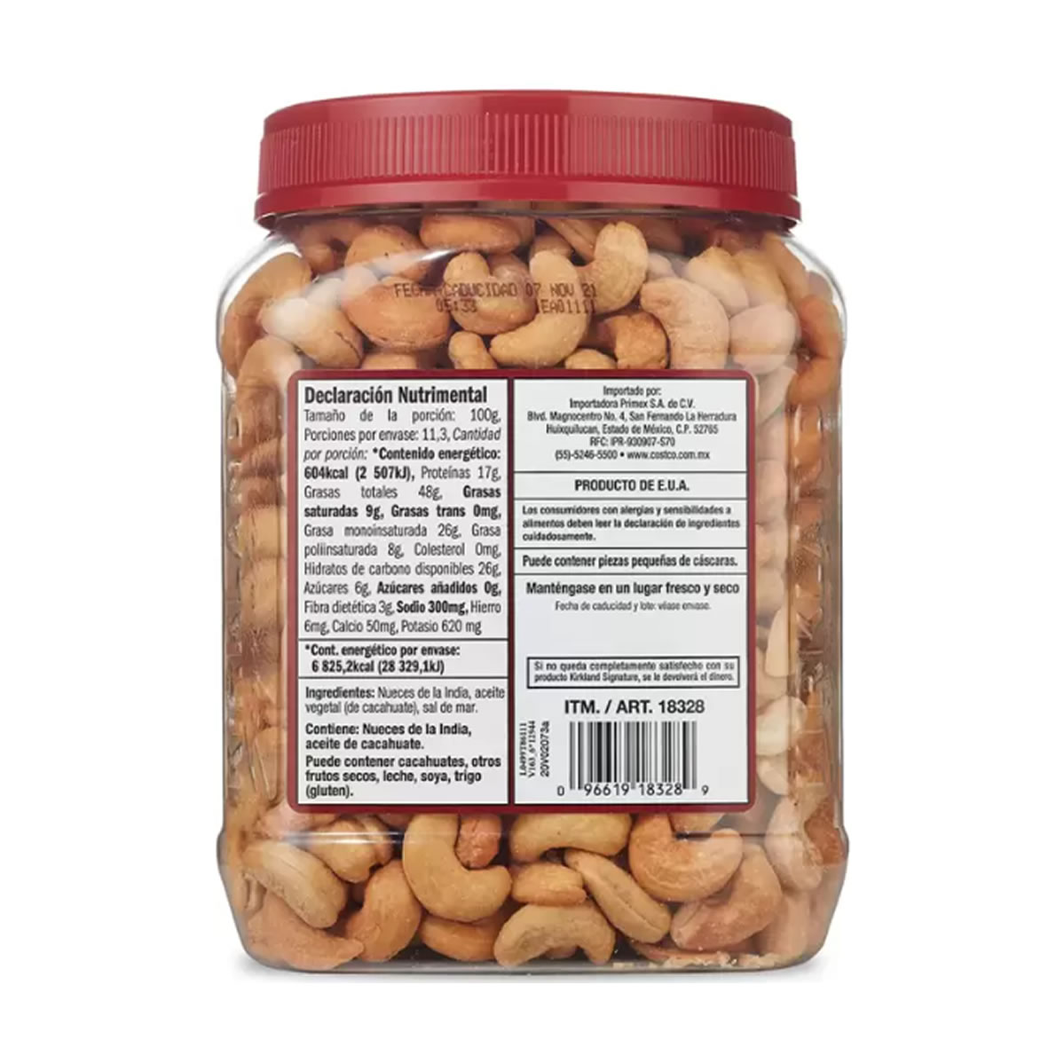 Nueces de la India Kirkland Signature 1.1 kg
