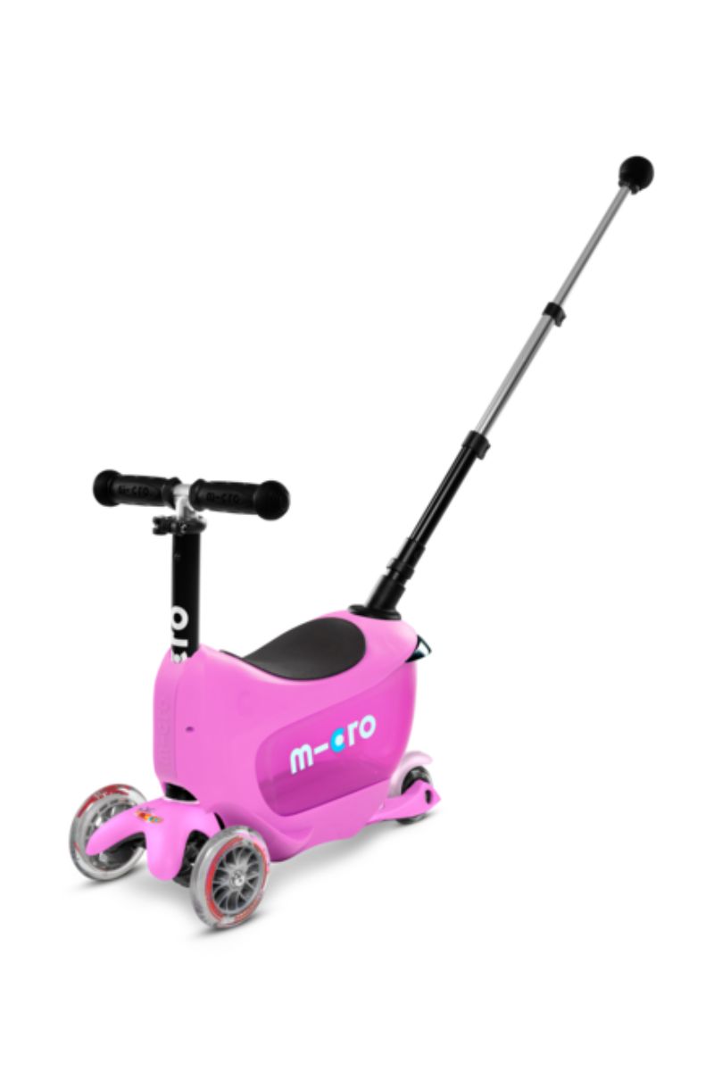 Scooter 3 en 1 Mini2go Deluxe Plus PINK.