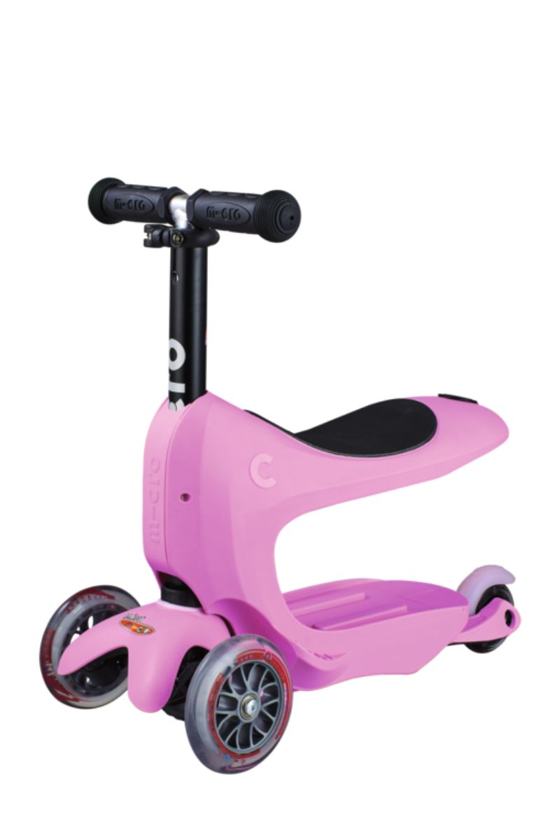 Scooter 3 en 1 Mini2go Deluxe Plus PINK.