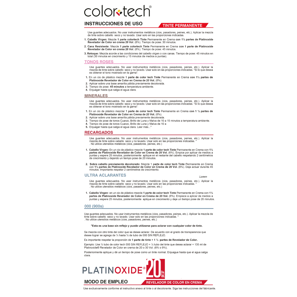 Permanente Color tech 6.26