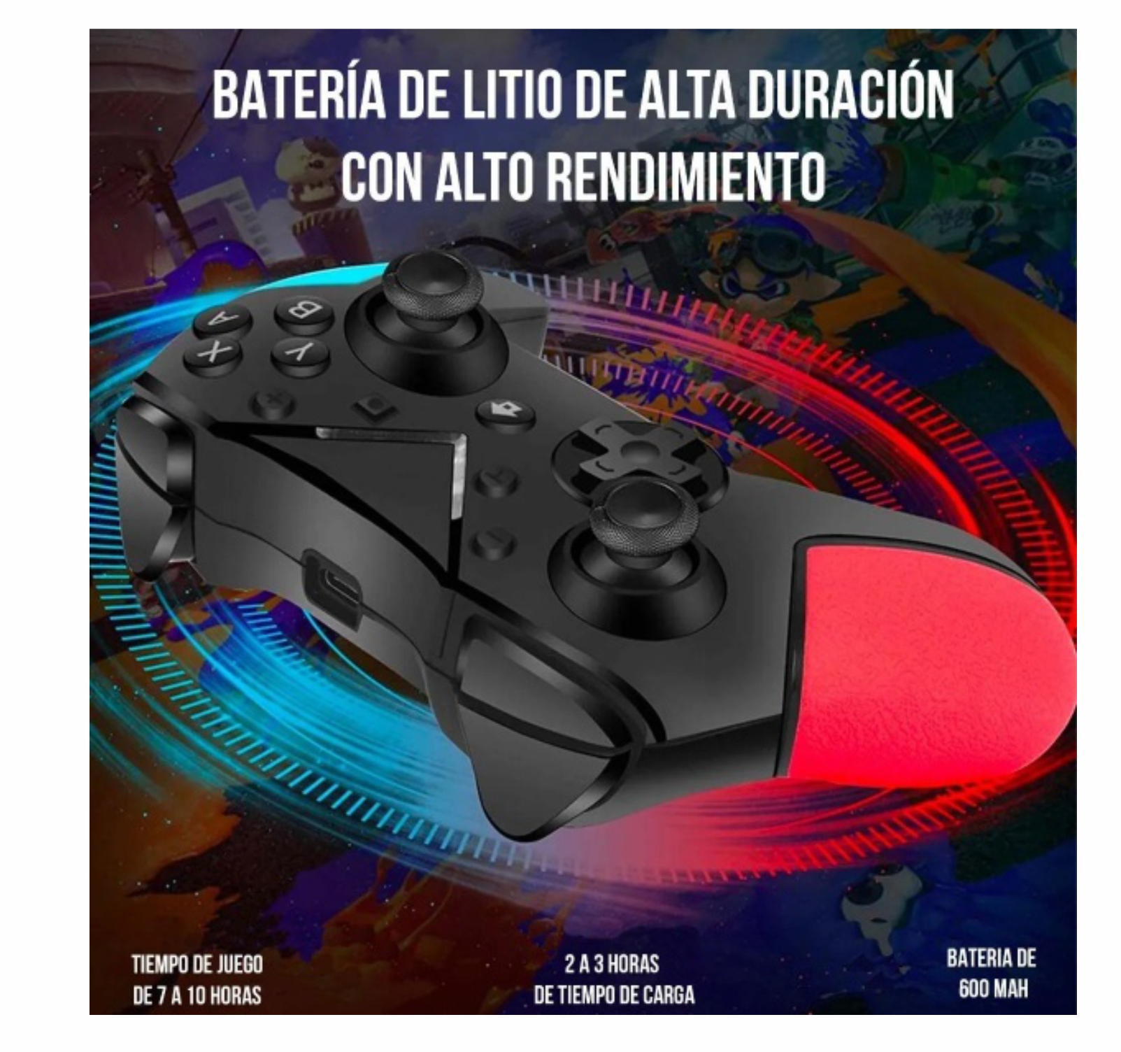 Control Joystick Inalámbrico Para Nintendo Switch Pc Celular