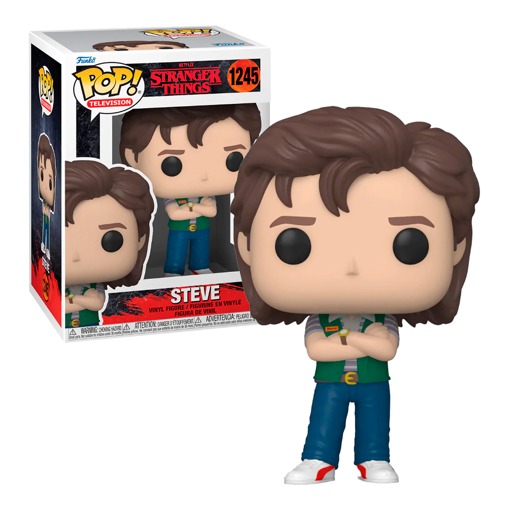 Funko Pop Steve #1245 Stranger Things Serie Netflix Figura Original