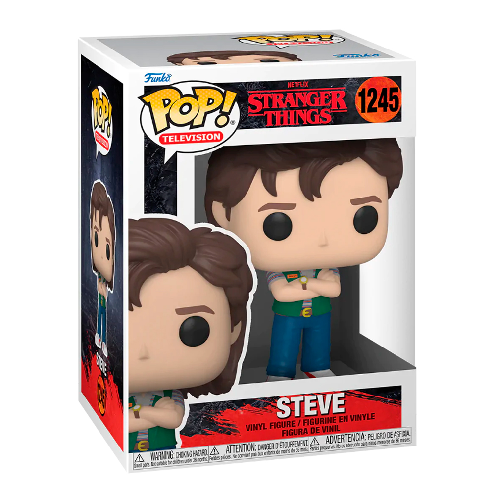 Funko Pop Steve #1245 Stranger Things Serie Netflix Figura Original
