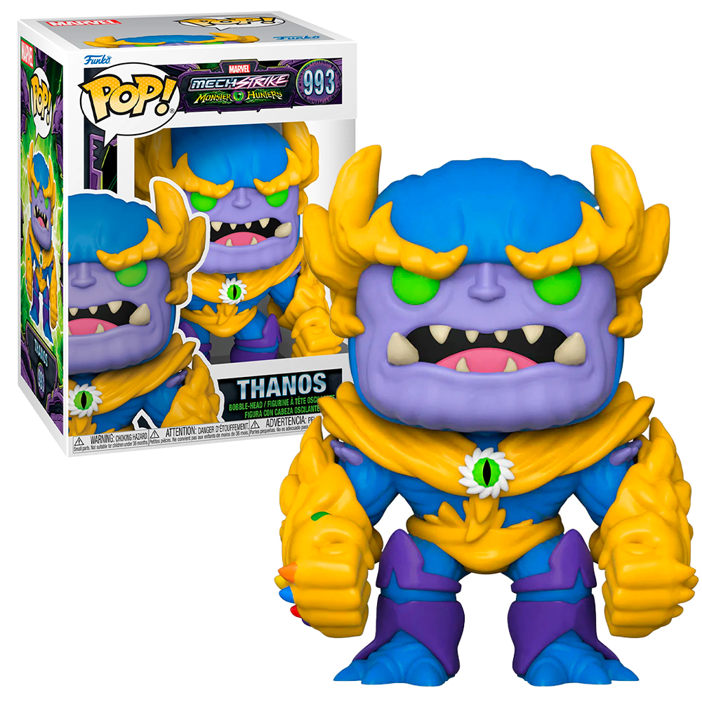 Funko Pop Thanos #993 Marvel Mech Strike Monster Hunters Comic Figura Original
