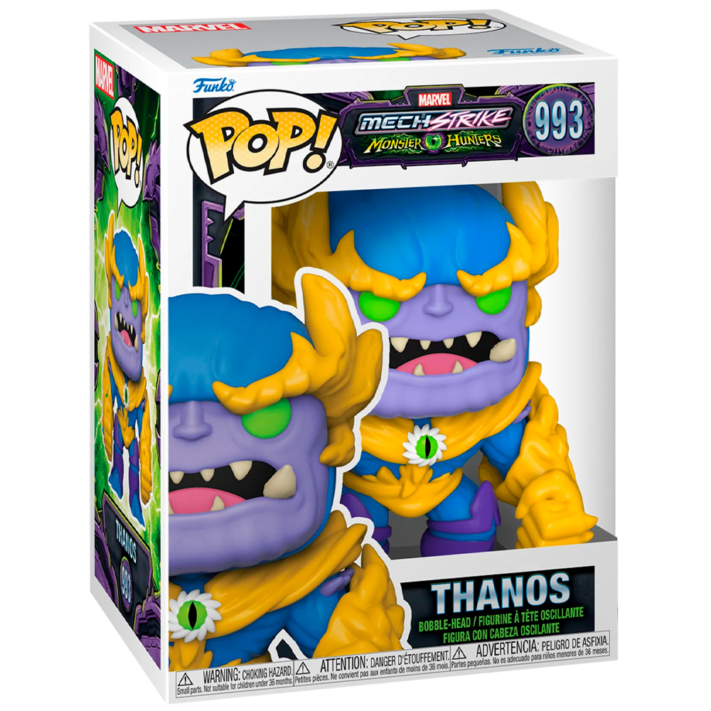 Funko Pop Thanos #993 Marvel Mech Strike Monster Hunters Comic Figura Original