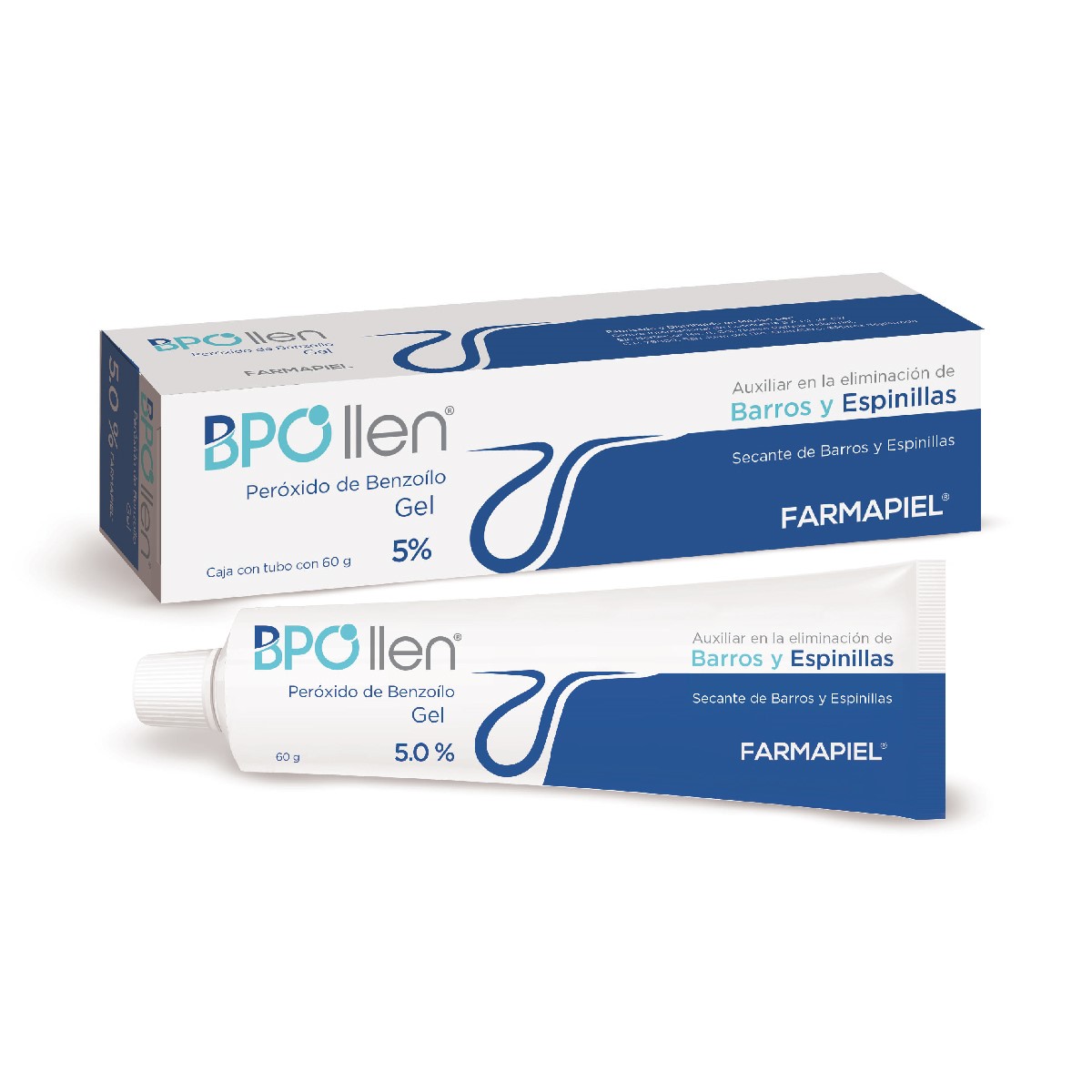 Bpollen Gel 5% Peroxido De Benzolio - Barros y Espinillas  60G