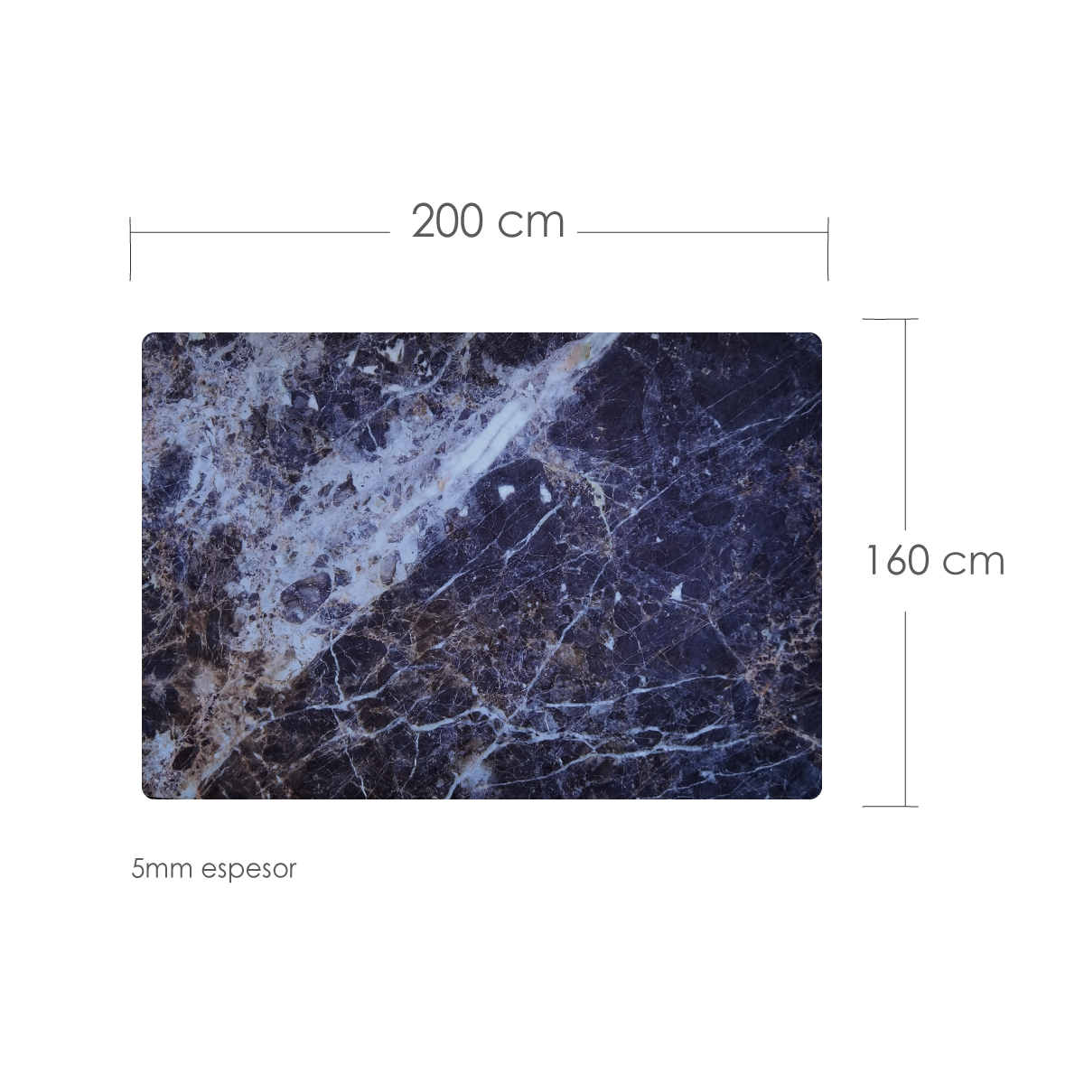 Tapete Sala Estilo Nórdico 200x160 Cm Suavidad Elegancia Marmol