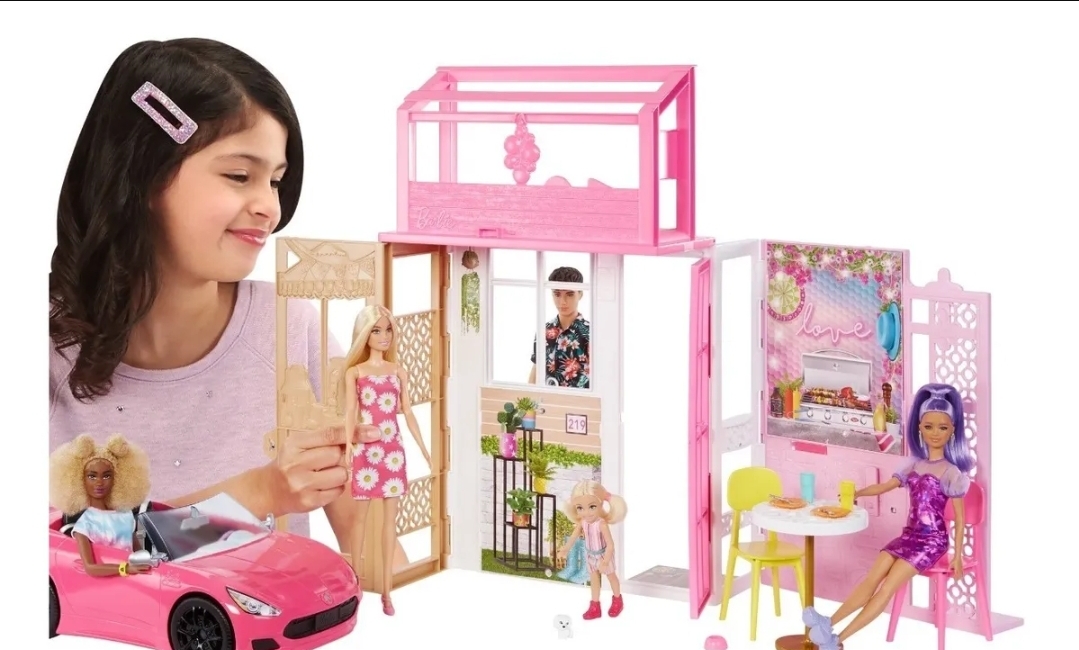 Barbie Estate Casa Glam Con Muñeca Set De Juego